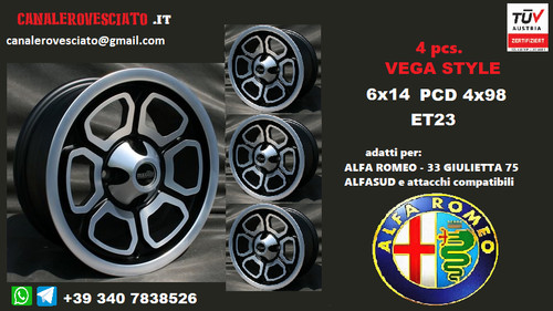 Jantes alfa romeo momo - vega, 14