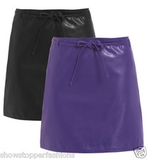 femme SEXY Faux Cuir Jupe