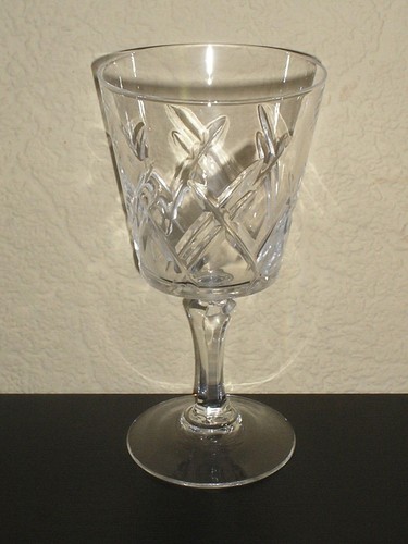 Verre vin rouge cristal - verre,