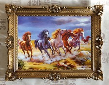 Cheval Photo Reproduction Œuvres D'Art De Contemporains Peintres 90x70