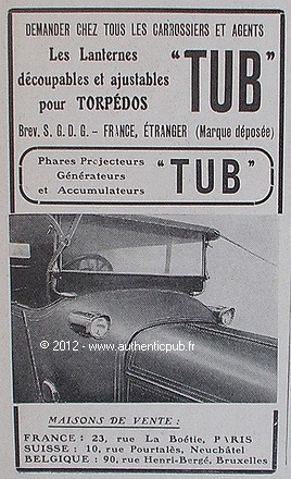 Publicite ancienne tub - publicite,