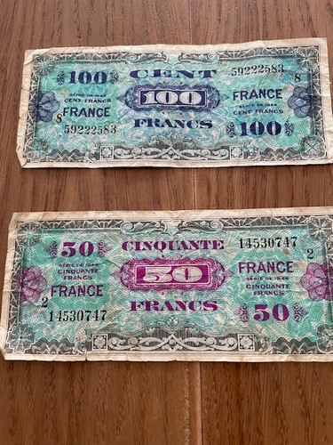 Billet banque france - de,