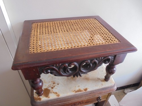 Ancien repose pied table - ancien,