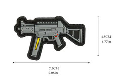 3D PVC Rubber UMP 45 SMG Gun