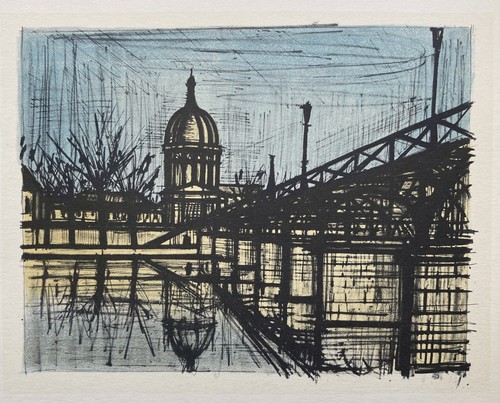 Bernard buffet estampe paris - bernard, :