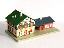 FALLER HO 1091 MAQUETTE STATION SAINT GEORG, GARE FERROVIAIRE ARRET QUAI DIORAMA