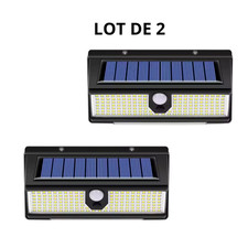 Lot de 2 Lampes Solaires