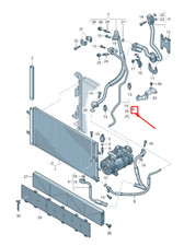 AUDI A6 Allroad 4G A/C Tuyau