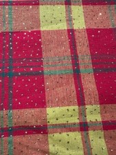 Tissus coton MADRAS paillettes