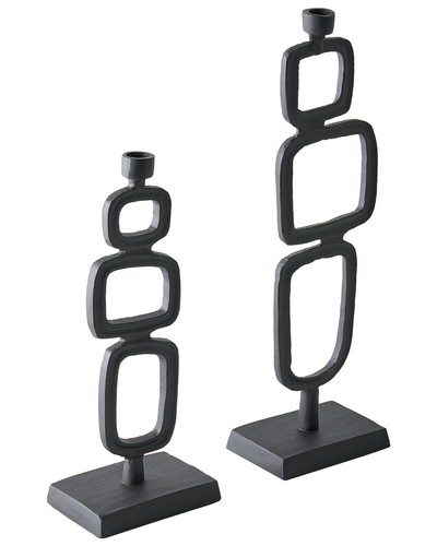 Lot bougeoirs 48 cm - de, 2
