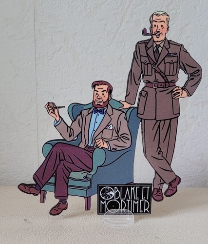 Silhouette blake mortimer - blake,