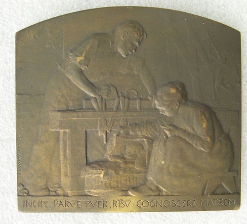 Rare medaille plaquette bronze - plaquette,