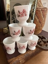 Arcopal France 🇫🇷 vintage lot 6 coquetiers modèle Florentine 1984