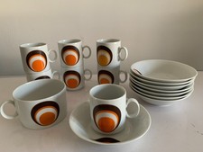 Lot tasses soucoupes - 8,
