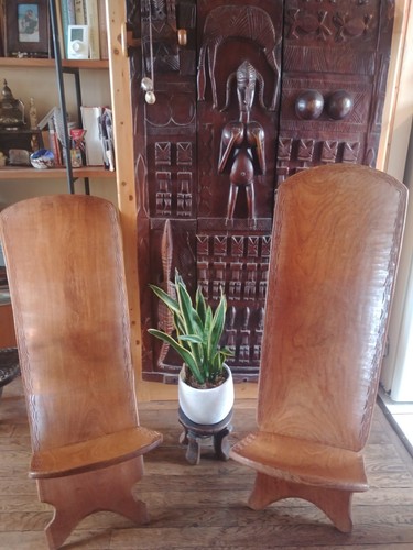 Chaise africaine palabre - africaine, de
