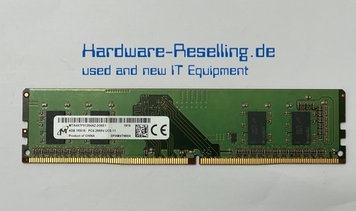 Micron ddr4 udimm 4gb 1rx16 - ddr4,