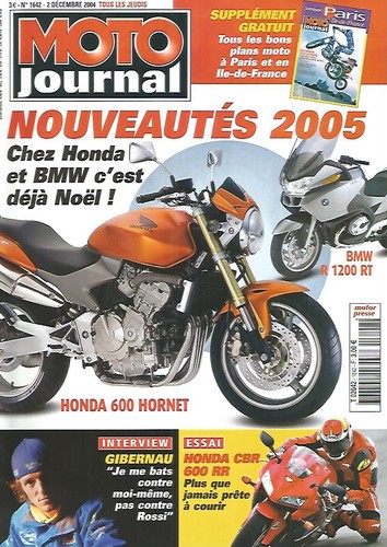 Moto journal 1642 - honda, 600