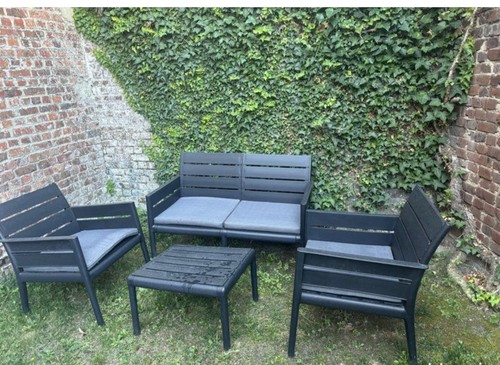 Salon jardin plastique - salon,