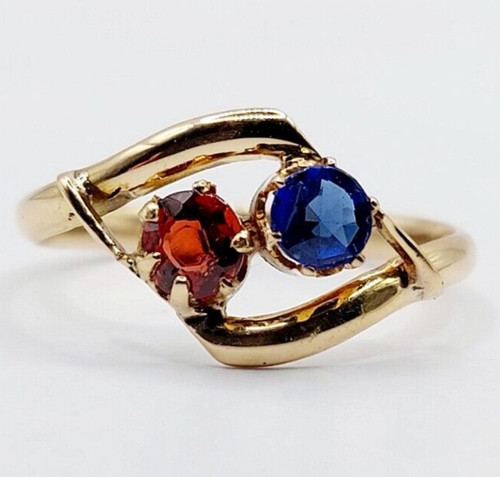 Bague art nouveau toi moi - toi,