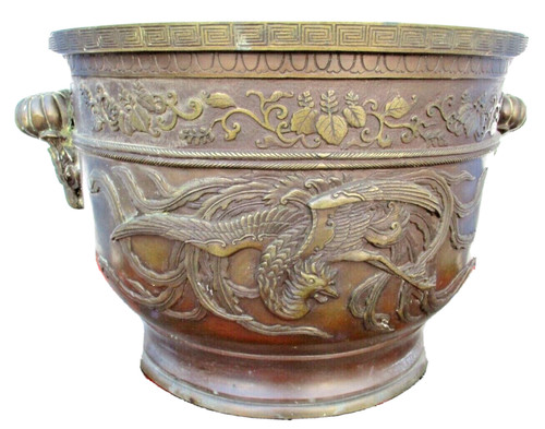 Cache pot bronze chine - , chinese