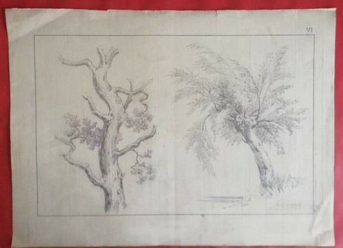 Ancienne planche etudes - planche, d'
