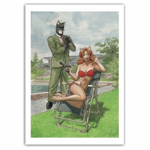 Poster affiche offset blacksad - affiche,