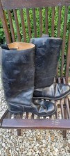 Bottes En Cuir Noir équitation Ou Cavalerie