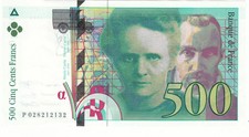(FR1) 500 FRANCS PIERRE ET