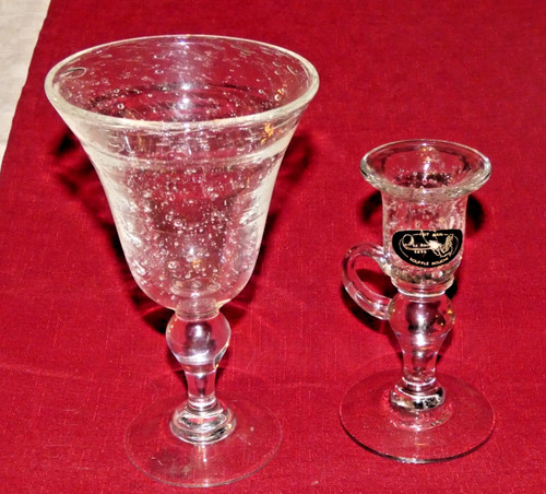Coupe bougeoir verre - bougeoir,