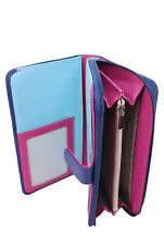 Compagnon de voyage porte chéquier femme en cuir réf ZE3114 (4 coul.disp.)