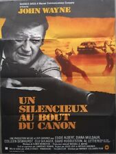 UN SILENCIEUX AU BOUT DU CANON/McQ/JOHN WAYNE/JOHN STURGES/AFFICHE 60X80 CM/1974