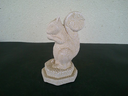 Ecureuil ceramique art deco - art,
