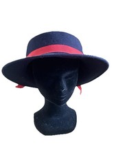 Chapeau feutre bleu marine - bleu,