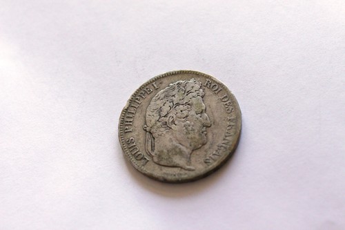 Pièce argent louis - 5f,