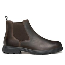 Geox Chaussures Pour Homme Bottes En Cuir Bikers Chelsea Bottines D'Hiver Casual