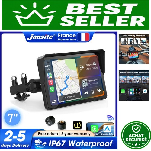écran gps moto carplay - gps, 5/7"