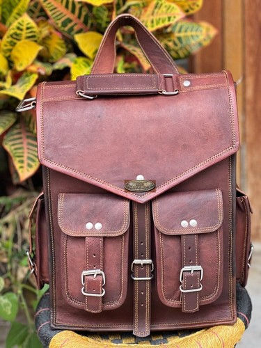 Sac cuir véritable - en,