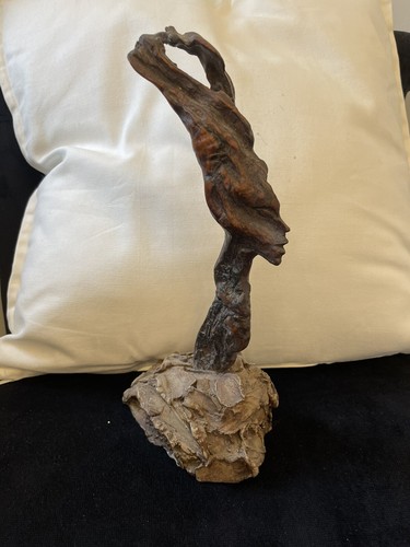 Sculpture cep vigne tete - cep,