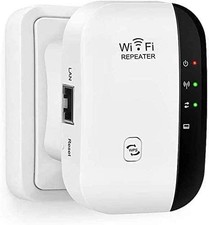 Rybozen Super Boost Wi-Fi WiFi Range Extender Signal Booster Up to 300Mbps