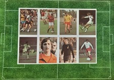 Planche d'images KOPA PIF Coupe du monde de football 1974 Cruyff ZOFF non panini