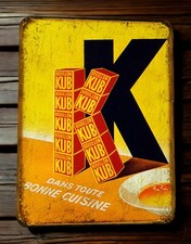 Plaque métal Kub Bouillon