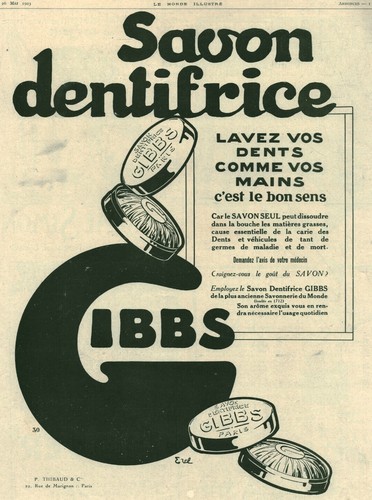 Publicité ancienne savon