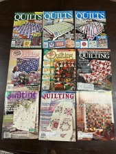 Lot of 9 Country Quilts And