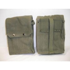 Lot de 150 porte-chargeurs en toile TAP para MAT49 Indo Algérie Armée Française