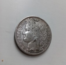 PIECE 5 FRANCS 1849 - A - CERES REPUBLIQUE FRANCAISE