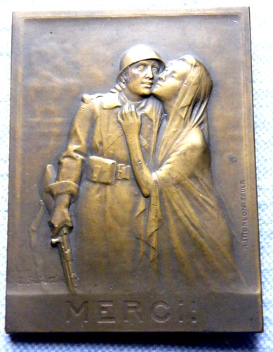 Plaque cuivre marianne - plaque,