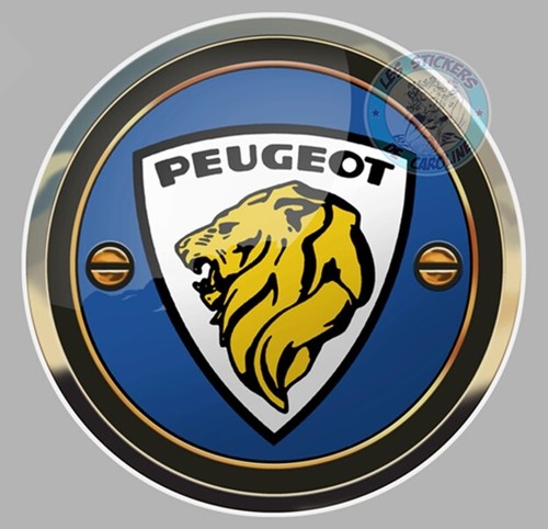 Sticker logo peugeot - logo, lion