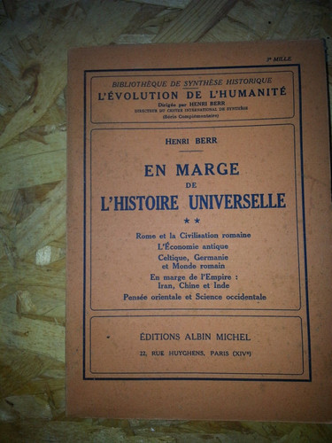 Henri berr marge de - berr, en