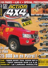 ACTION 4X4 N°21 PATROL /HDJ 100 "HYDRAULIQUE" /RANGE "BARROUD" / PAJERO "RALLYE"