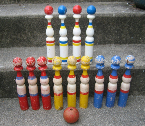 Ancien jeu quilles - de, 13